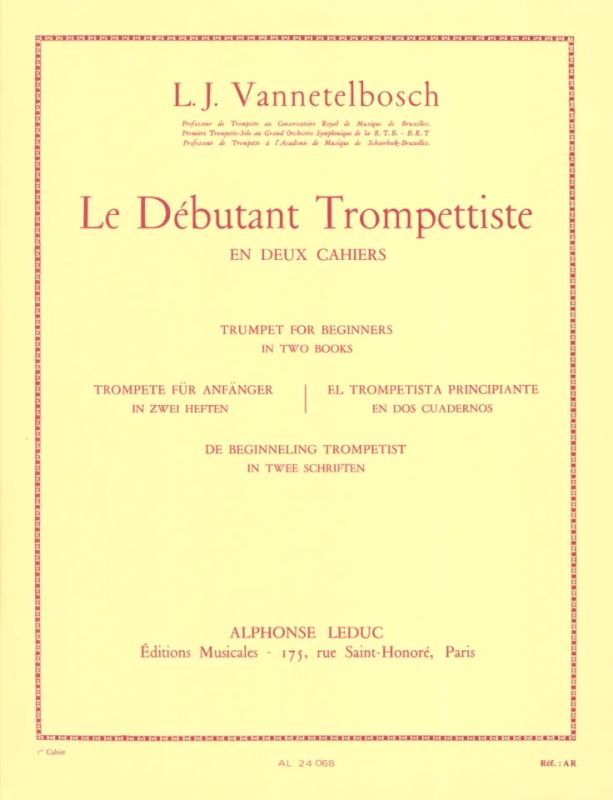 Louis Julien Vannetelbosch - Debutant Trompettiste 1