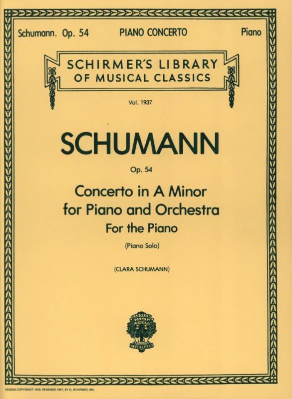 Robert Schumann y otros. - Piano Concerto In A Minor Op.54