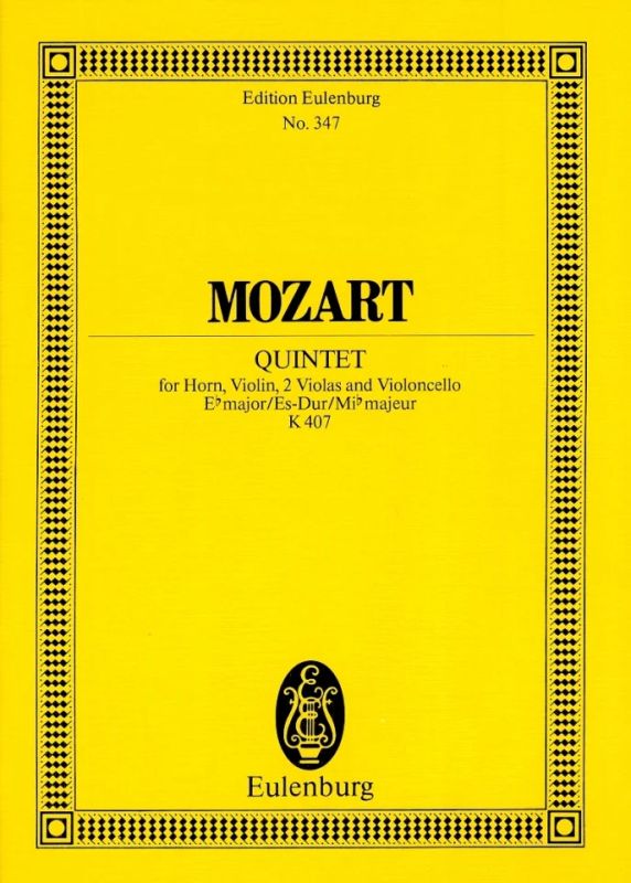 Wolfgang Amadeus Mozart - Quintett  Es-Dur KV 407 (1789)