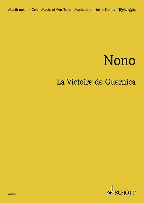 Luigi Nono - La Victoire de Guernica