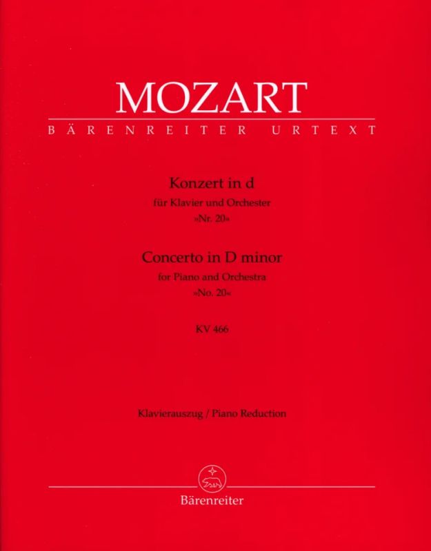 Wolfgang Amadeus Mozart - Concerto No. 20 in D minor K. 466