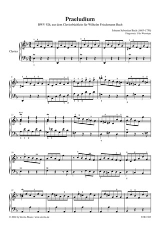 Johann Sebastian Bach - Praeludium d-Moll