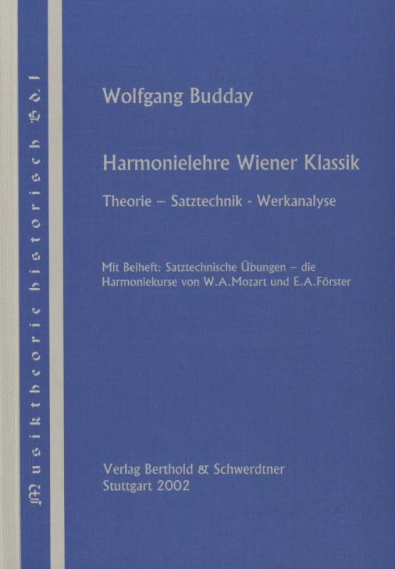 Wolfgang Budday - Harmonielehre Wiener Klassik