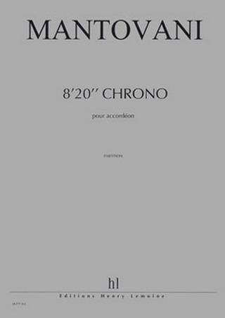 Bruno Mantovani - 8'20'' chrono