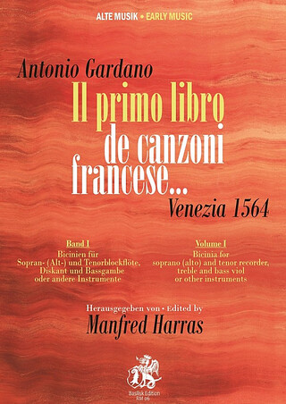 Antonio Gardano - Il primo libro de canzoni francese 1