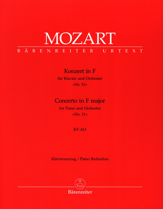 Wolfgang Amadeus Mozart - Concerto No. 11 in F major K. 413 (387a)