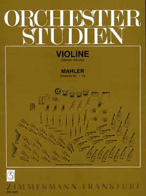 Gustav Mahler - Orchesterstudien Violine/Violin
