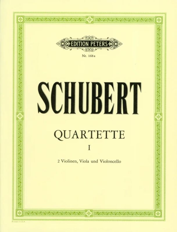 Franz Schubert - Streichquartette, Band 1