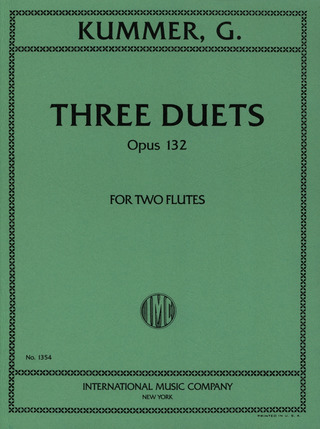 Caspar Kummer: Three Duets Op.132