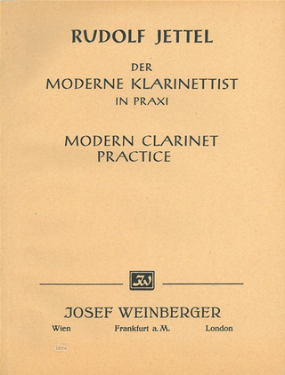 Rudolf Jettel - Der moderne Klarinettist in praxi 2