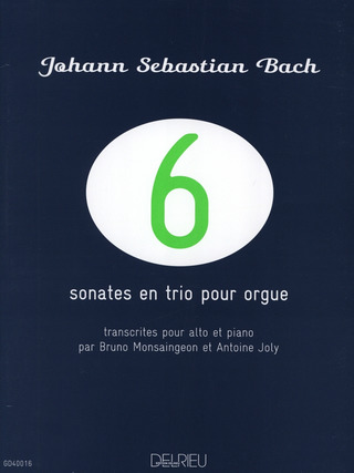 Johann Sebastian Bach - Sonates en trio pour orgue (6)