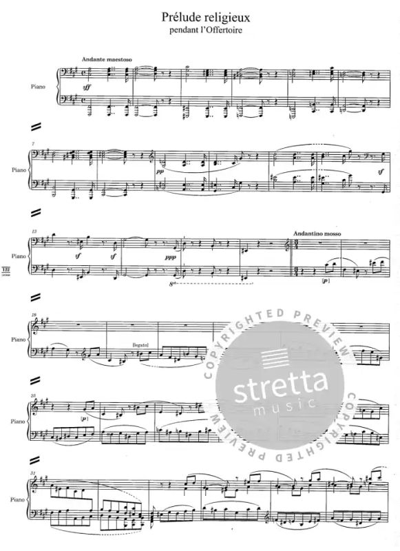 engl./ital./dt. Petite Messe solennelle Klavierauszug von Andreas Köhs; Mit Vorwort