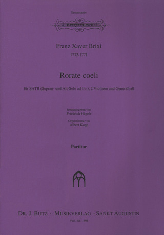 František Xaver Brixi: Rorate Coeli - Adventsmotette