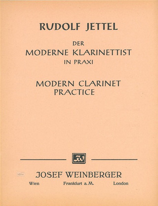 Rudolf Jettel - Der moderne Klarinettist in praxi 3
