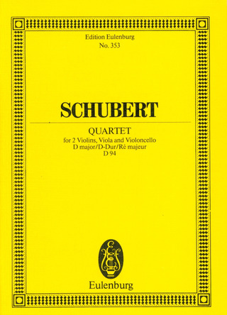Franz Schubert - Streichquartett  D-Dur op. posth. D 94