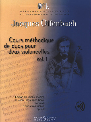 Jacques Offenbach - Cours méthodique de duos pour deux violoncelles Vol. 1 op. 49