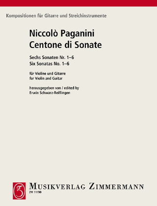 Niccolò Paganini - Sechs Sonaten Nr. 1-6