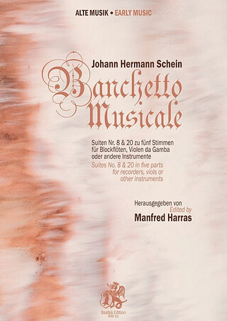 Johann Hermann Schein - Banchetto Musicale