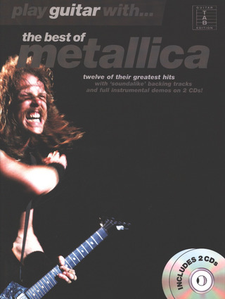 Metallica: Play Guitar With... The Best Of Metallica (Tab) Book/2Cd