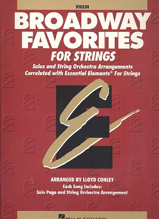 Essential Elements Broadway Favorites for Strings