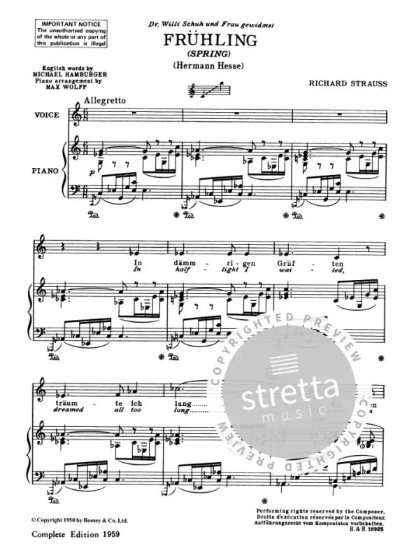 Richard Strauss - Four last songs op. AV 150
