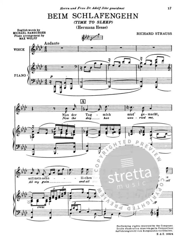Richard Strauss: Vier letzte Lieder (3)