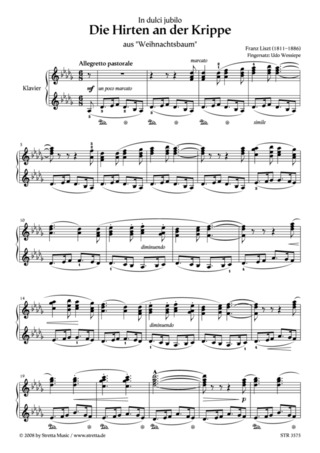 Franz Liszt - Die Hirten an der Krippe