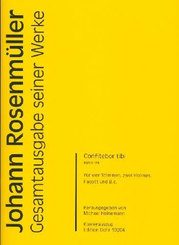 Johann Rosenmüller - Confitebor tibi d-Moll RWV.E 133