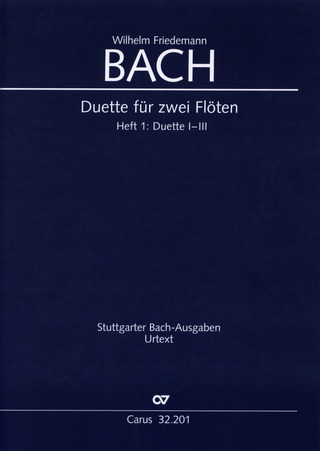 Wilhelm Friedemann Bach - W. F. Bach: Duette für zwei Flöten