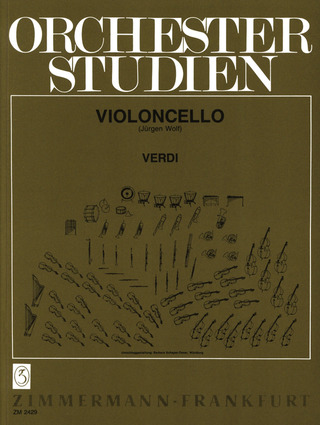 Giuseppe Verdi: Orchesterstudien Violoncello/Violoncello