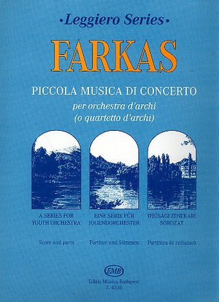 Ferenc Farkas - Piccola musica di concerto