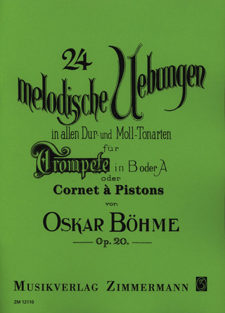 Boehme Oskar - 24 melodische Übungen in allen Tonarten op. 20