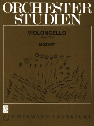 Wolfgang Amadeus Mozart: Orchesterstudien Violoncello/Violoncello