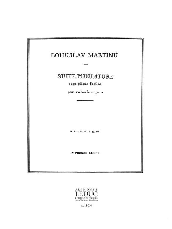 Bohuslav Martinů - Suite miniature H192, No.6