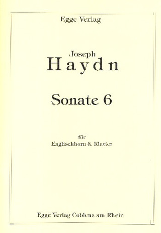 Joseph Haydn - Sonate 6 Nach Divertimento Fl Ob Str