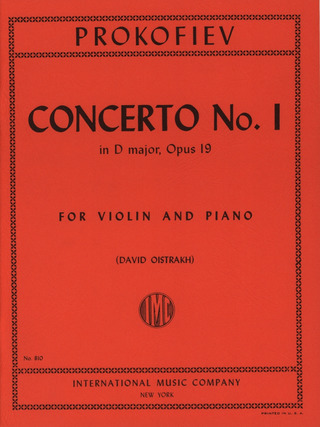 Sergei Prokofjew - Konzert 1 D-Dur Op 19 - Vl Orch