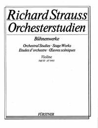 Richard Strauss: Orchesterstudien aus seinen Bühnenwerken: Violine I