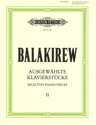 Mili Balakirew - Ausgewählte Klavierstücke - Band 2