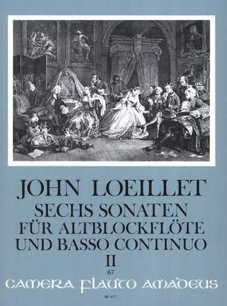 Jean-Baptiste Loeillet de Londres - 6 Sonatas op. 3/4-6