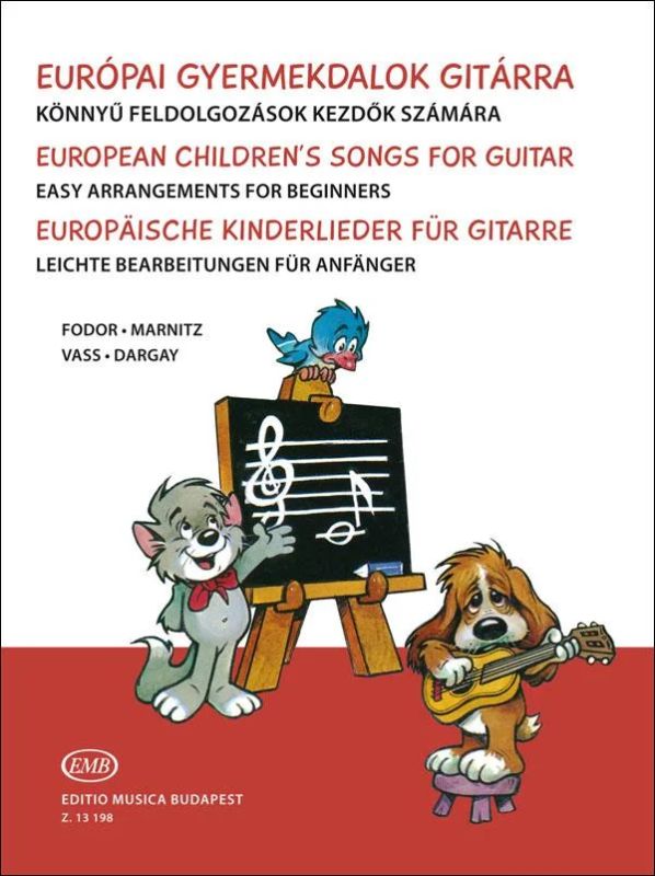 Europäische Kinderlieder für Gitarre