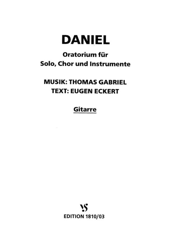 Thomas Gabriel - Daniel
