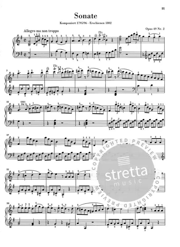 Ludwig van Beethoven - Fünf leichte Klaviersonaten (3)
