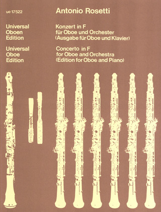 Antonio Rosetti: Konzert für Oboe und Orchester f-Moll