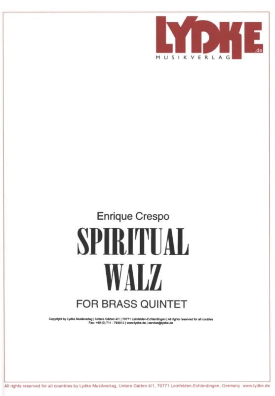 Enrique Crespo - Spiritual Walz