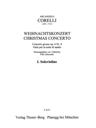 Arcangelo Corelli - Weihnachtskonzert op. 6 Nr. 8
