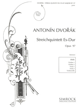 Antonín Dvořák - Streichquintett  Es-Dur op. 97