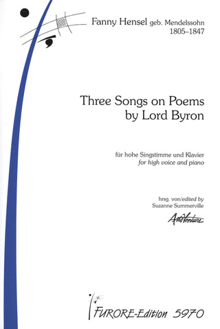 Fanny Hensel: Three Songs on texts by Lord Byron