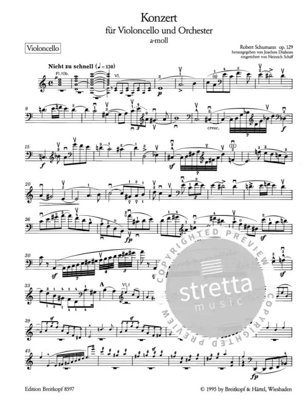 Robert Schumann - Violoncello Concerto in A minor Op. 129