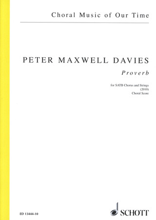 Peter Maxwell Davies - Proverb (2010)