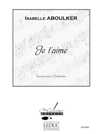 Isabelle Aboulker - Je t'aime